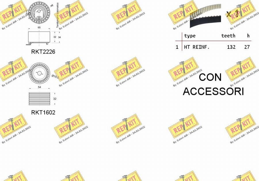 REPKIT RKTK1147 - Komplet zupčastog remena www.molydon.hr