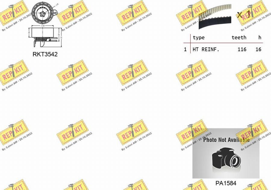 REPKIT RKTK1162PA - Vodena pumpa sa kompletom zupčastog remena www.molydon.hr