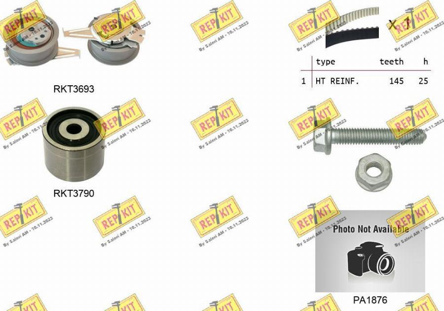 REPKIT RKTK1181PA3 - Vodena pumpa sa kompletom zupčastog remena www.molydon.hr