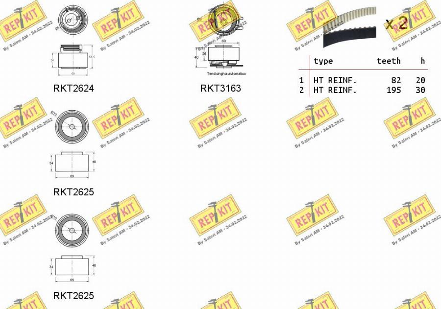 REPKIT RKTK1188 - Komplet zupčastog remena www.molydon.hr