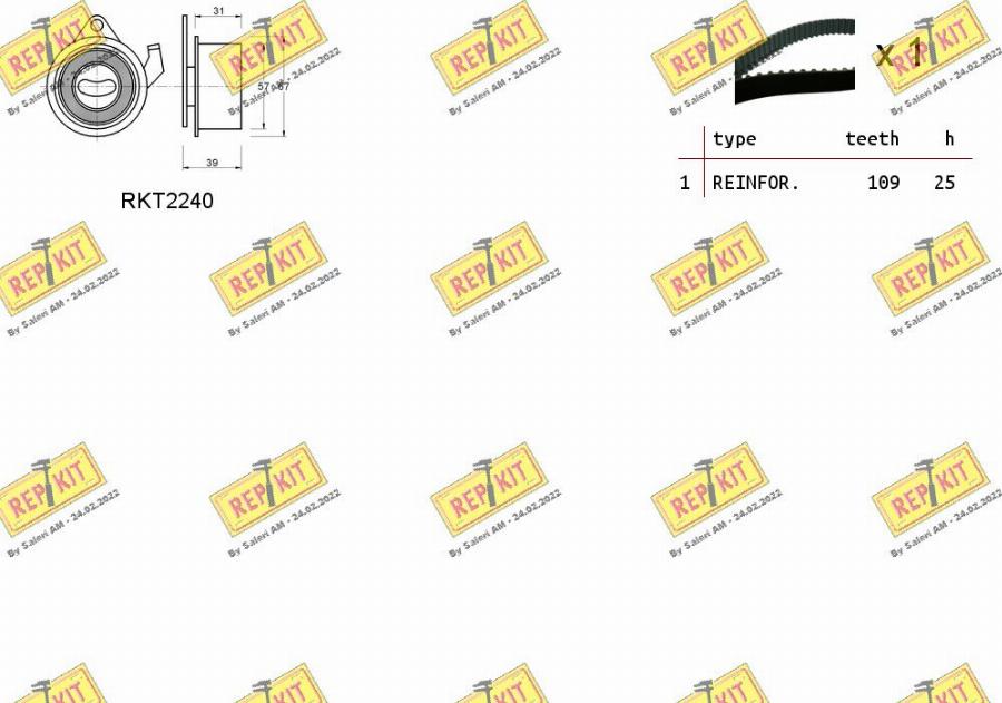 REPKIT RKTK1131 - Komplet zupčastog remena www.molydon.hr