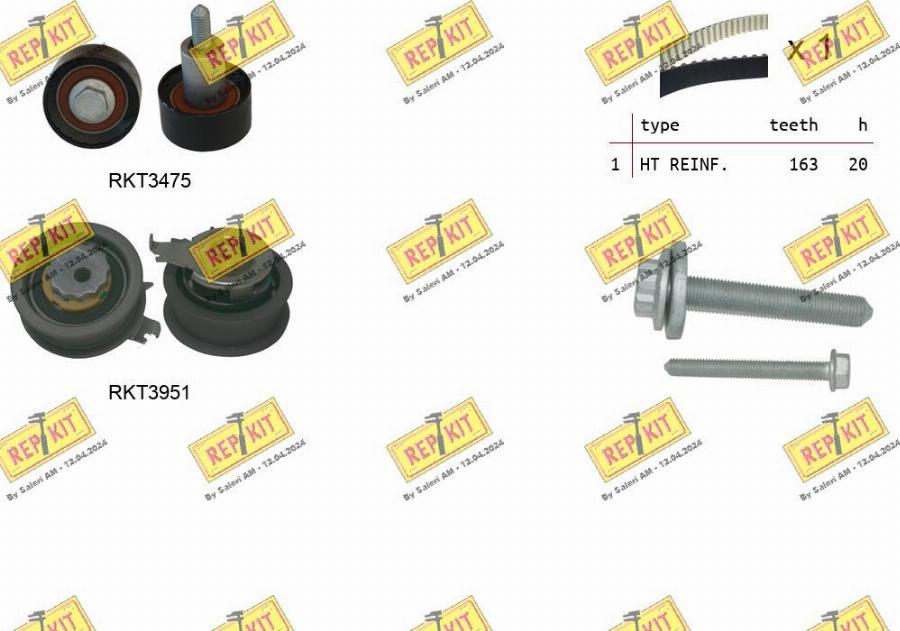 REPKIT RKTK1306 - Komplet zupčastog remena www.molydon.hr