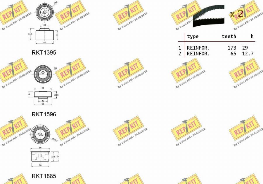 REPKIT RKTK1267 - Komplet zupčastog remena www.molydon.hr