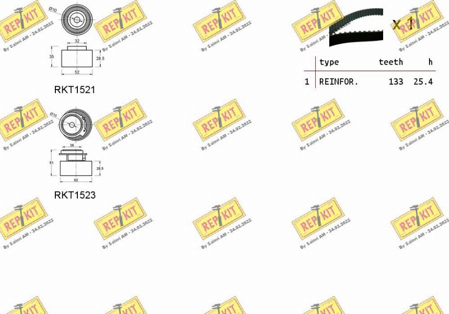 REPKIT RKTK1209 - Komplet zupčastog remena www.molydon.hr