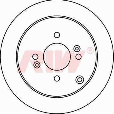 RIW D7065 - Kočioni disk www.molydon.hr