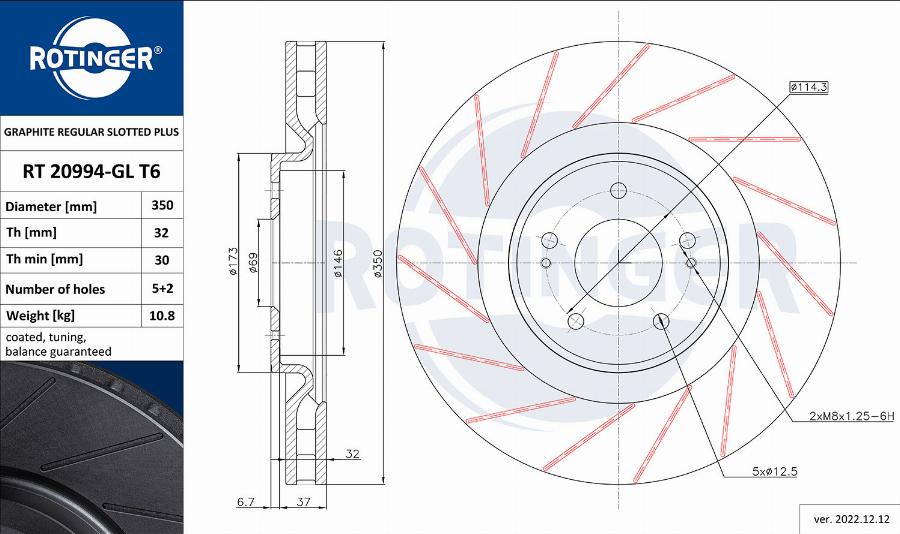 Rotinger RT 20994-GL T6 - Kočioni disk www.molydon.hr