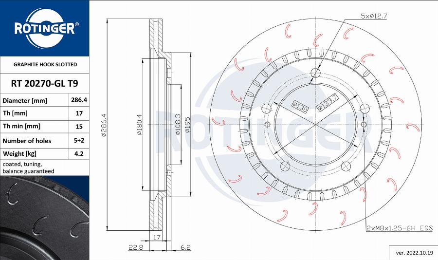 Rotinger RT 20270-GL T9 - Kočioni disk www.molydon.hr