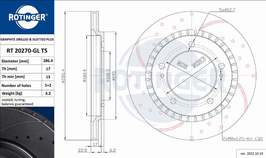 Rotinger RT 20270-GL T5 - Kočioni disk www.molydon.hr