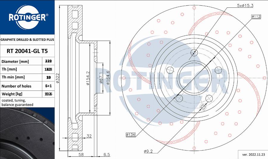 Rotinger RT 20720-GL T5 - Kočioni disk www.molydon.hr