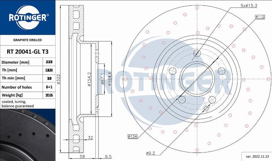 Rotinger RT 20720-GL T3 - Kočioni disk www.molydon.hr