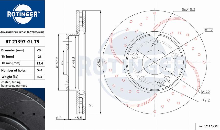 Rotinger RT 21397-GL T5 - Kočioni disk www.molydon.hr