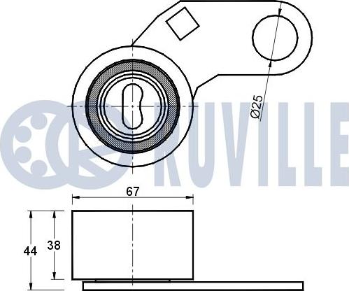 Ruville 540427 - Natezač, zupčasti remen  www.molydon.hr