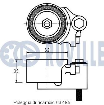 Ruville 540473 - Natezač, zupčasti remen  www.molydon.hr