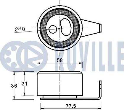 Ruville 540507 - Natezač, zupčasti remen  www.molydon.hr