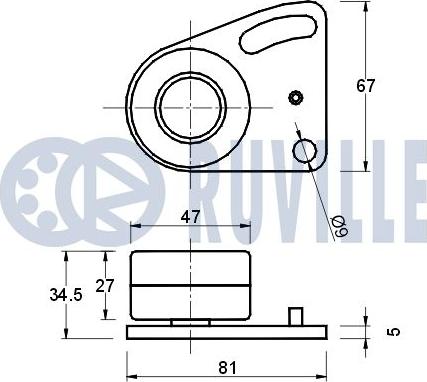 Ruville 540051 - Natezač, zupčasti remen  www.molydon.hr