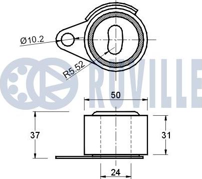 Ruville 540078 - Natezač, zupčasti remen  www.molydon.hr