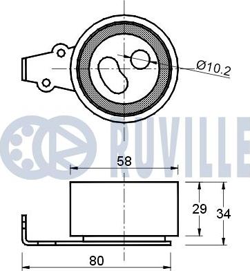 Ruville 540855 - Natezač, zupčasti remen  www.molydon.hr