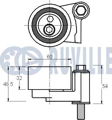 Ruville 540864 - Natezač, zupčasti remen  www.molydon.hr