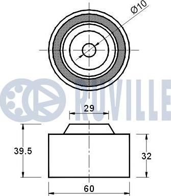 Ruville 540377 - Vodeći valjak , zupčasti remen  www.molydon.hr