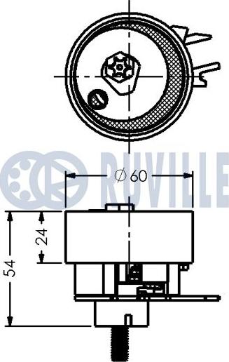 Ruville 540759 - Natezač, zupčasti remen  www.molydon.hr