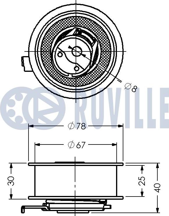 Ruville 540765 - Natezač, zupčasti remen  www.molydon.hr