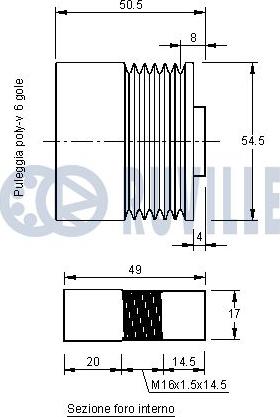 Ruville 541543 - Remenica, alternator www.molydon.hr