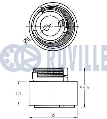 Ruville 541606 - Natezač, zupčasti remen  www.molydon.hr