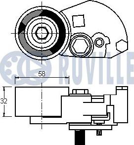 Ruville 541674 - Natezač, zupčasti remen  www.molydon.hr