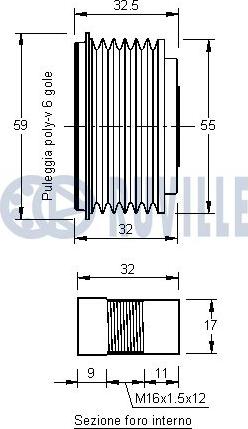 Ruville 541677 - Remenica, alternator www.molydon.hr