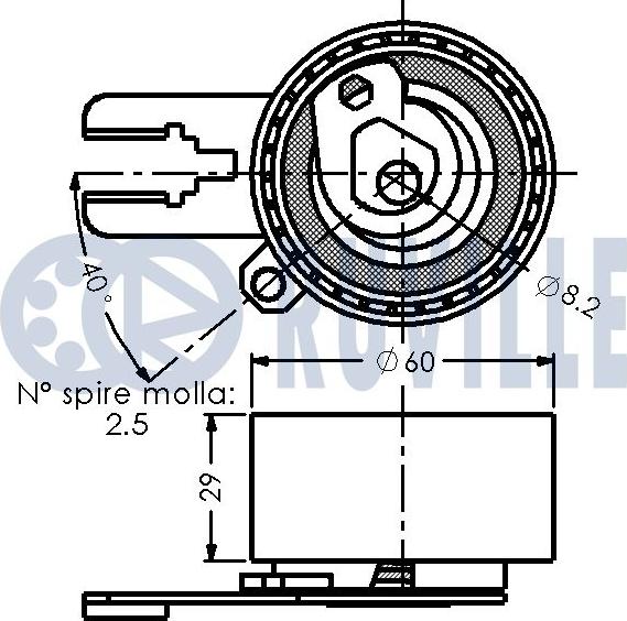 Ruville 541147 - Natezač, zupčasti remen  www.molydon.hr