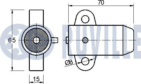 Ruville 541842 - Prigusivac vibracija, zupčasti remen  www.molydon.hr