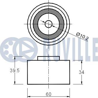 Ruville 541875 - Vodeći valjak , zupčasti remen  www.molydon.hr