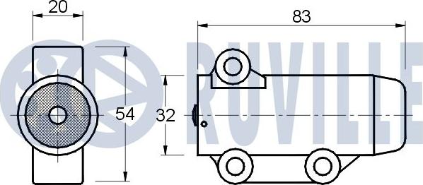 Ruville 541372 - Prigusivac vibracija, zupčasti remen  www.molydon.hr