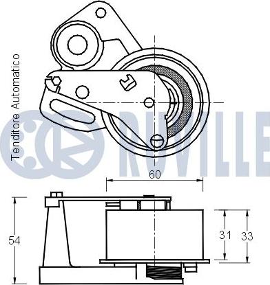 Ruville 541756 - Natezač, zupčasti remen  www.molydon.hr