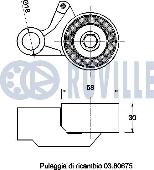 Ruville 542553 - Natezač, zupčasti remen  www.molydon.hr