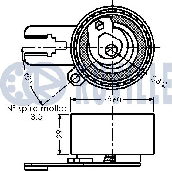 Ruville 542575 - Natezač, zupčasti remen  www.molydon.hr