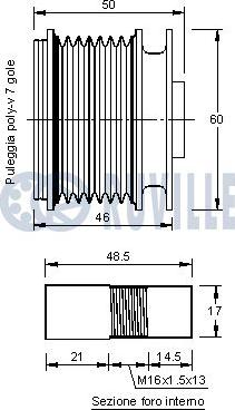 Ruville 542148 - Remenica, alternator www.molydon.hr