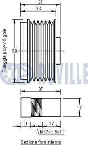 Ruville 542101 - Remenica, alternator www.molydon.hr