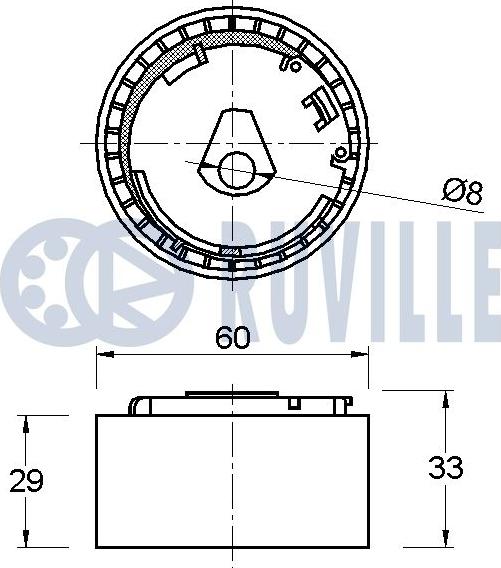 Ruville 542319 - Natezač, zupčasti remen  www.molydon.hr