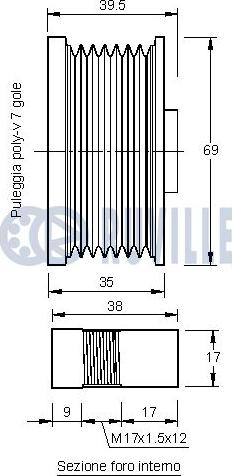 Ruville 542227 - Remenica, alternator www.molydon.hr