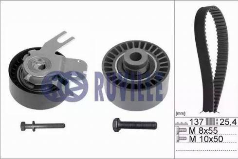 Ruville 5596770 - Komplet zupčastog remena www.molydon.hr