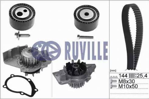 Ruville 55971721 - Vodena pumpa sa kompletom zupčastog remena www.molydon.hr