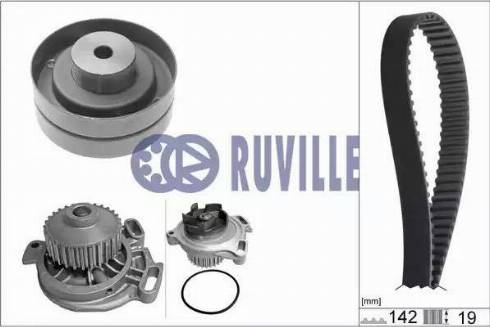 Ruville 55403701 - Vodena pumpa sa kompletom zupčastog remena www.molydon.hr