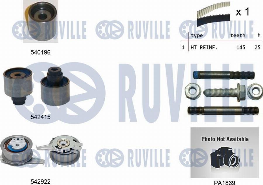 Ruville 5505063 - Vodena pumpa sa kompletom zupčastog remena www.molydon.hr