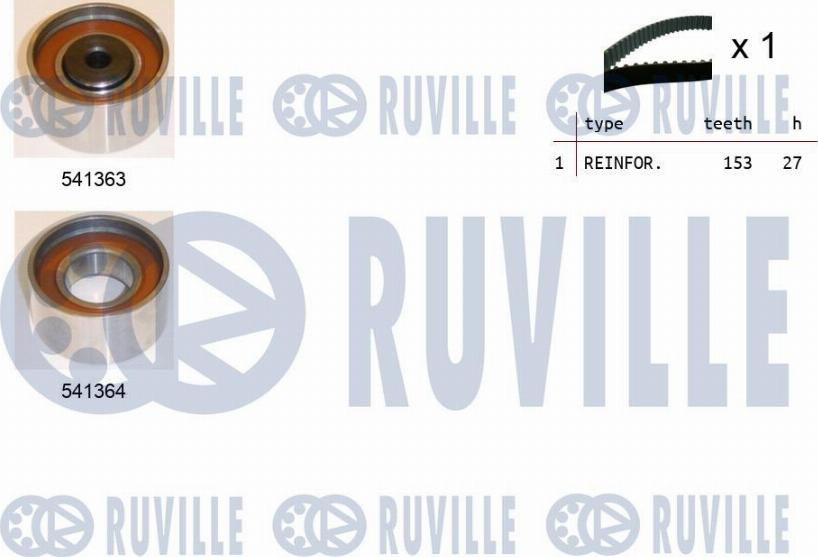 Ruville 550307 - Komplet zupčastog remena www.molydon.hr