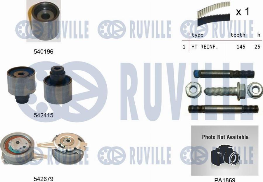 Ruville 5503763 - Vodena pumpa sa kompletom zupčastog remena www.molydon.hr