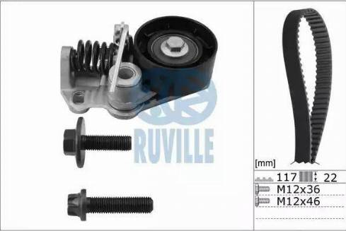 Ruville 5528570 - Komplet zupčastog remena www.molydon.hr