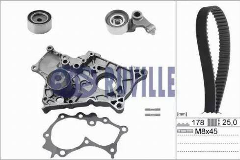 Ruville 56951701 - Vodena pumpa sa kompletom zupčastog remena www.molydon.hr