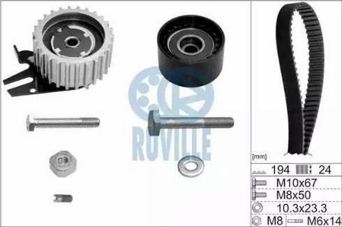 Ruville 5603670 - Komplet zupčastog remena www.molydon.hr