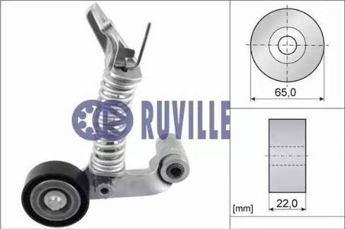 Ruville 57538 - Natezač remena, klinasti rebrasti remen  www.molydon.hr